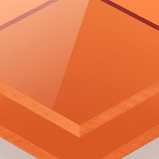 Plexiglas Arancione Trasparente