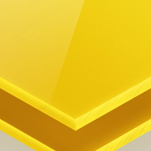 Plexiglas Giallo Opal