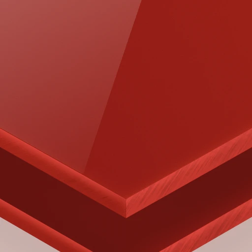 Plexiglas Rosso Segnale