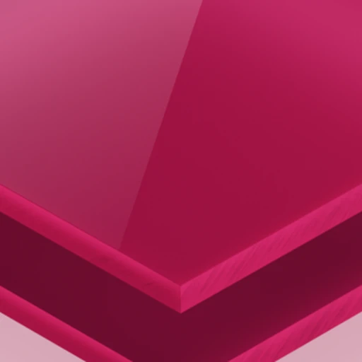 Plexiglas Magenta Opal