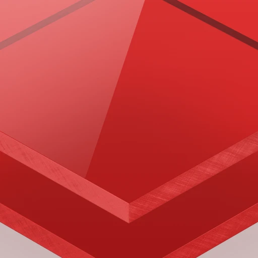 Plexiglas Rosso Trasparente